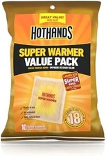 HotHands Body Hand Super Warmers 18 Hour Heat 10 Pack