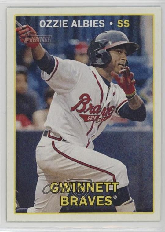 2016 Topps Heritage Minor League Edition Ozzie Albies #28 14lm