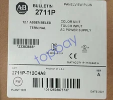 NEW 2711P-T12C4A8 Film HMI PanelView Allen Bradley Free Shipping