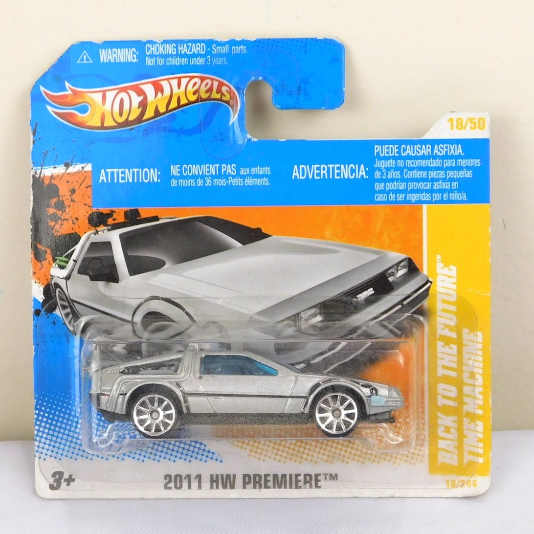 Hot Wheels Back To The Future Time Machine 2011 HW Premiere Short Card 18/50
