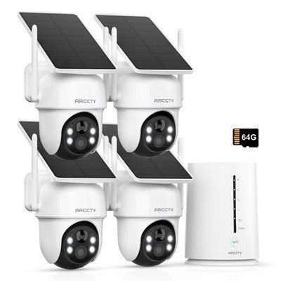 ANRAN Wireless Security Camera System Solar Battery Powered Wifi Camera Outdoor
