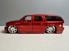 Jada Bigtime Dark Red 2002 Gmc Yukon Denali Gfg Wheels 124 Diecast Nos - No Box Jada Bigtime Dark Red 2002 Gmc Yukon Denali Gfg Wheels 124 Diecast Nos - No Box