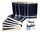 12 Mead Cambridge Writing Pads 3"x5" Small Memo Book Wirebound Notebook 70 Sheet