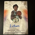 Topps 2025-26 Inception Rookie Autographs Amari Williams Auto RA-AW66/99 Celtics