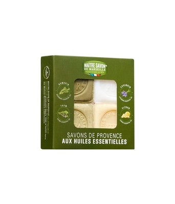 Seifen Set 4x125g Maitre Savon de Marseille 4 Düfte 500g Gesamtgewicht