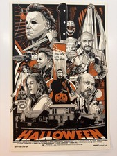 Tyler Stout Halloween Screen Print Movie Poster Ltd Michael Myers Mondo Artist