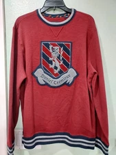 Daniel Cremieux Burgundy Luxury Cotton Crewneck  Pullover Medium Sweater-New