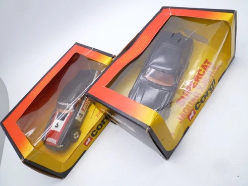 VINTAGE CORGI TOYS 314 & 318 JAGUAR XJS HE PAIR IN ORIGINAL BOXES 1981