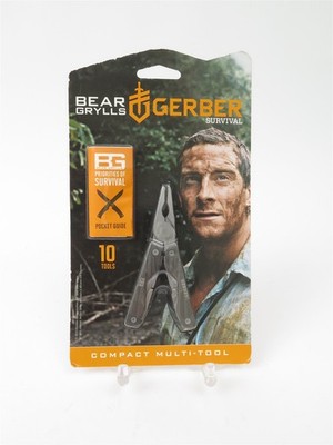 Gerber Bear Grylls Compact Multi-Tool 31-000750 10 Tool New Sealed NOS