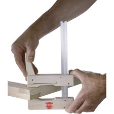 Klemmsia-Zwinge aus Weißbuchenholz Spannweite  400 mm Ausladung 110 mm