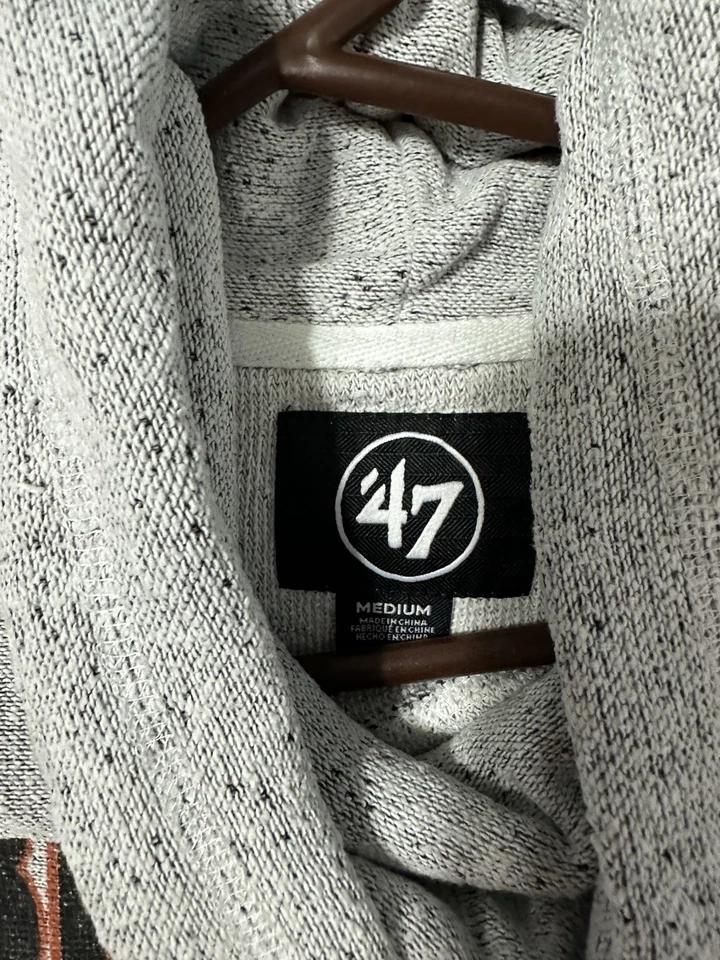 Cincinnati Bengals Women’s Medium 47 Brand NFL Football Cowl Neck Pullover Shirt - Image 4 of 4