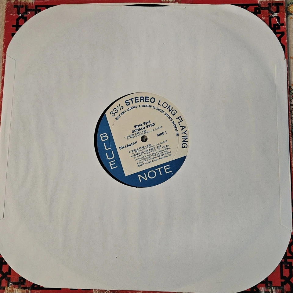 DONALD BYRD - BLACK BIRD ( LP ) BN-LA047-F Blue Note First US 1973 Black Text  - Image 3 of 4