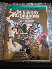 Dungeons Dragons With Certificate Gary Gygax Collection CM1 Test of the Warlords