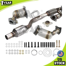 Fits 2013 Infiniti JX35 3.5L Front Rear Catalytic Converter  &  Flex Pipe