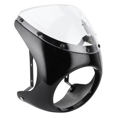 Headlight Fairing 7in Motorbike Windscreen Air Deflector Windshield