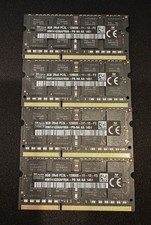 Lot Of 4 SK Hynix 8GB 32GB 2Rx8 PC3L 12800S HMT41GS6AFR8A Laptop RAM Memory