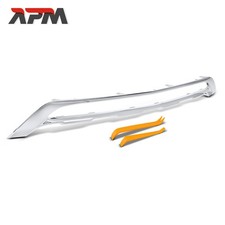 Zierleiste Stoßfänger Vorne Glänzend Chrom für Mercedes-Benz GLK-Klasse X204