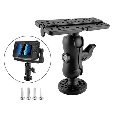 Boot 360 Grad Fishfinder Ball Montieren Basis Montage Platte Kajak Zubehör