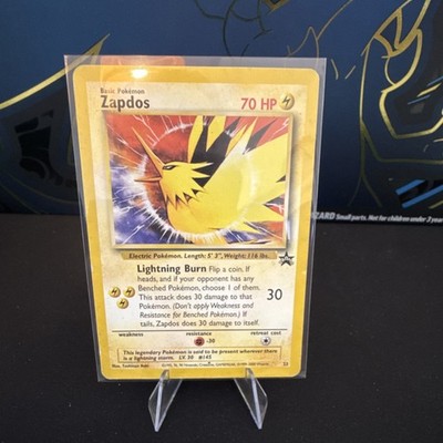 Pokémon Zapdos 23/53 Wizards Black Star Promo Regular Basic 70 HP English 2000