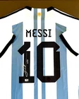 Lionel Messi Signed Autographed Soccer Jersey Argentina FIFA World cup 2022 COA
