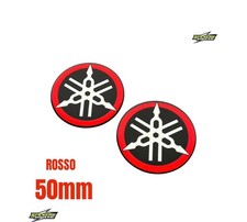 2 Adesivi 3M Resinato 3D da 50mm Diapason Emblema Yamaha TMAX T MAX Moto LOGO