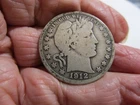 1912-D Barber Silver Half Dollar Very Nice