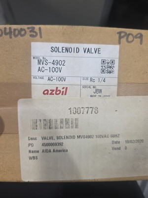 Azbil Mvs-4902 Ac-100v