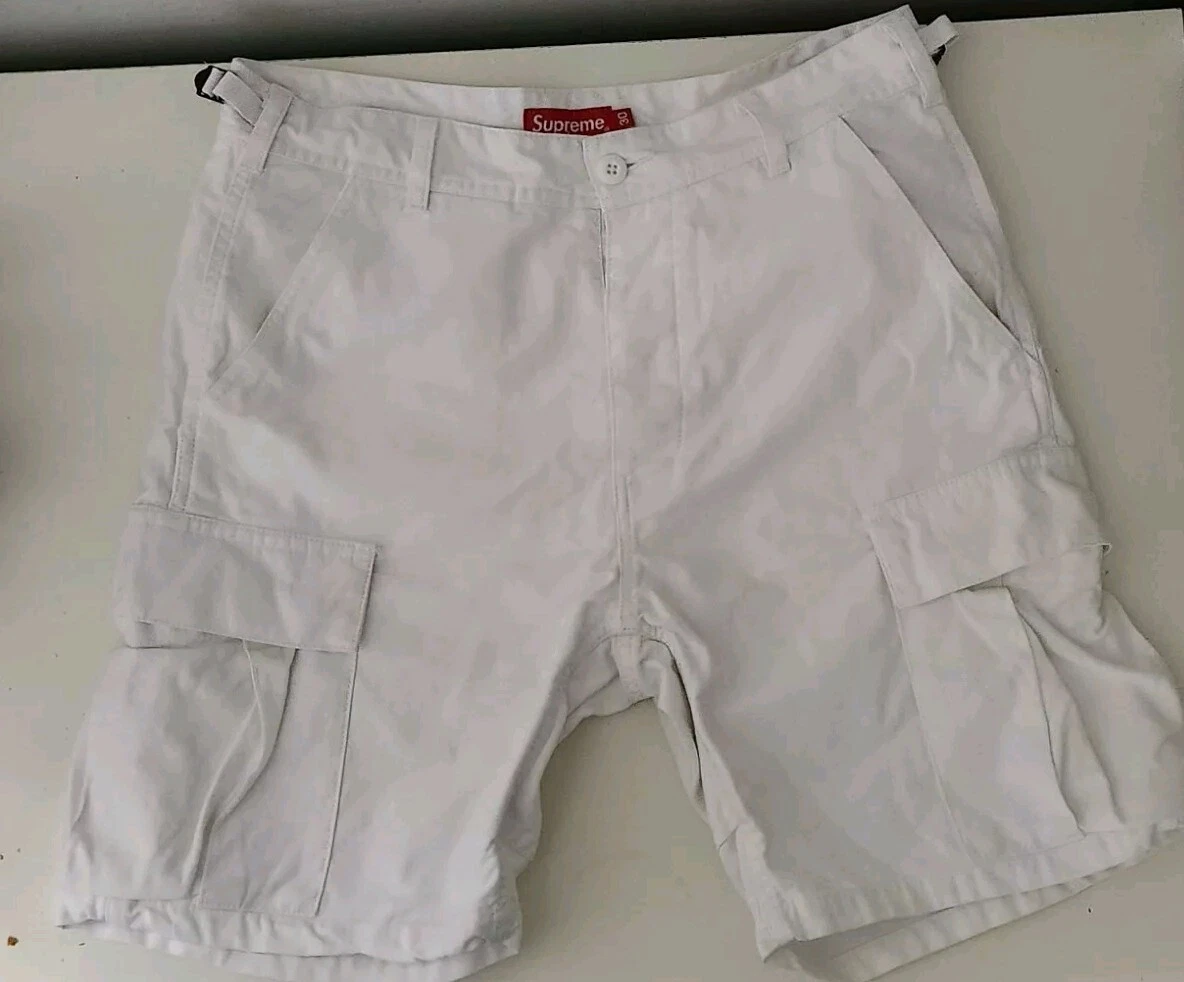 SS18 Supreme Cargo Kurze Größe 30 S KLEIN Weiß Shorts