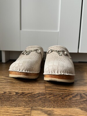 TROENTORP× NEEDLES Swedish Clog Needles x Troentorp - Picasso - Smooth/Steel Toe - Black