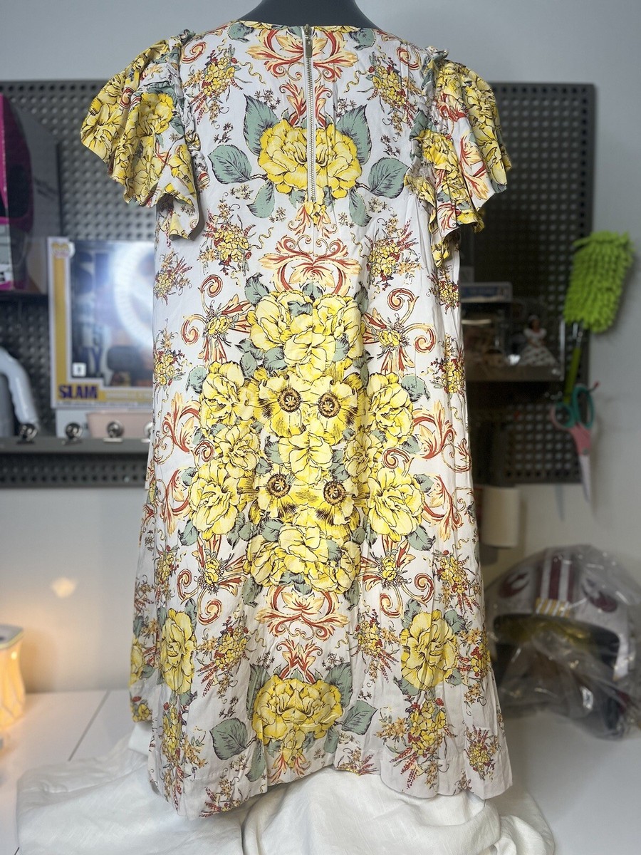 free people yara mini dress Free People Yara Printed Mini Dress Medium Tea Combo NWT $138
