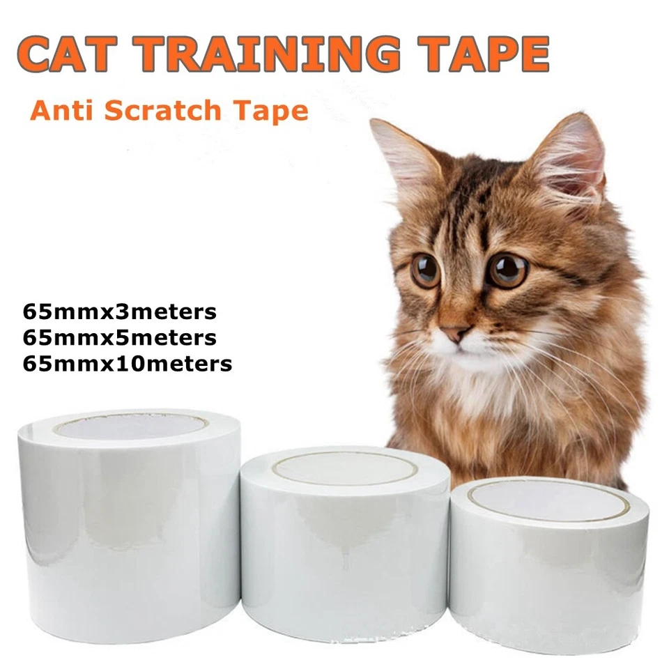 10M Cat Pet Anti Scratch Tape Protector Sticker Sofa Furniture Guard Clear Roll