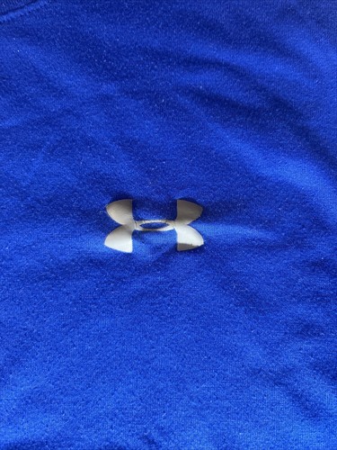 Under Armour Heat Gear Loose Threadborne Shirt Size Large Royal Blue - Picture 2 of 9
