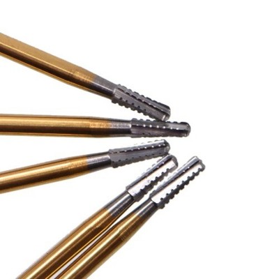 10pcs/box Dental Broken needle for break Endodontic Silver Gold Plated Handle