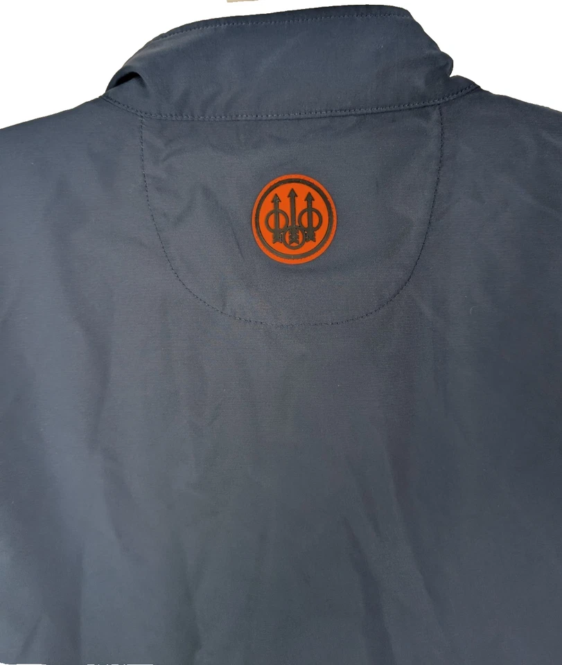 BERETTA Men's Windshell Lightweight Breathable Outdoor Vest Men’s Sz XXL Blue - Image 3 of 4