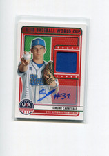 2023 Stars and Stripes 18U Team Italy Simone Carnevale Auto Jersey 47/72