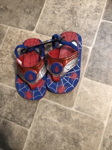 spiderman light up flip flops