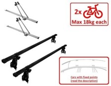 Dachträger + Fahrrad Ständer für 2 Bikes M10PO120 für Opel Signum Fließheck