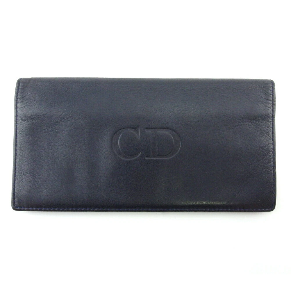Portefeuille long CD DIOR marque cuir authentique D'OCCASION T20041
