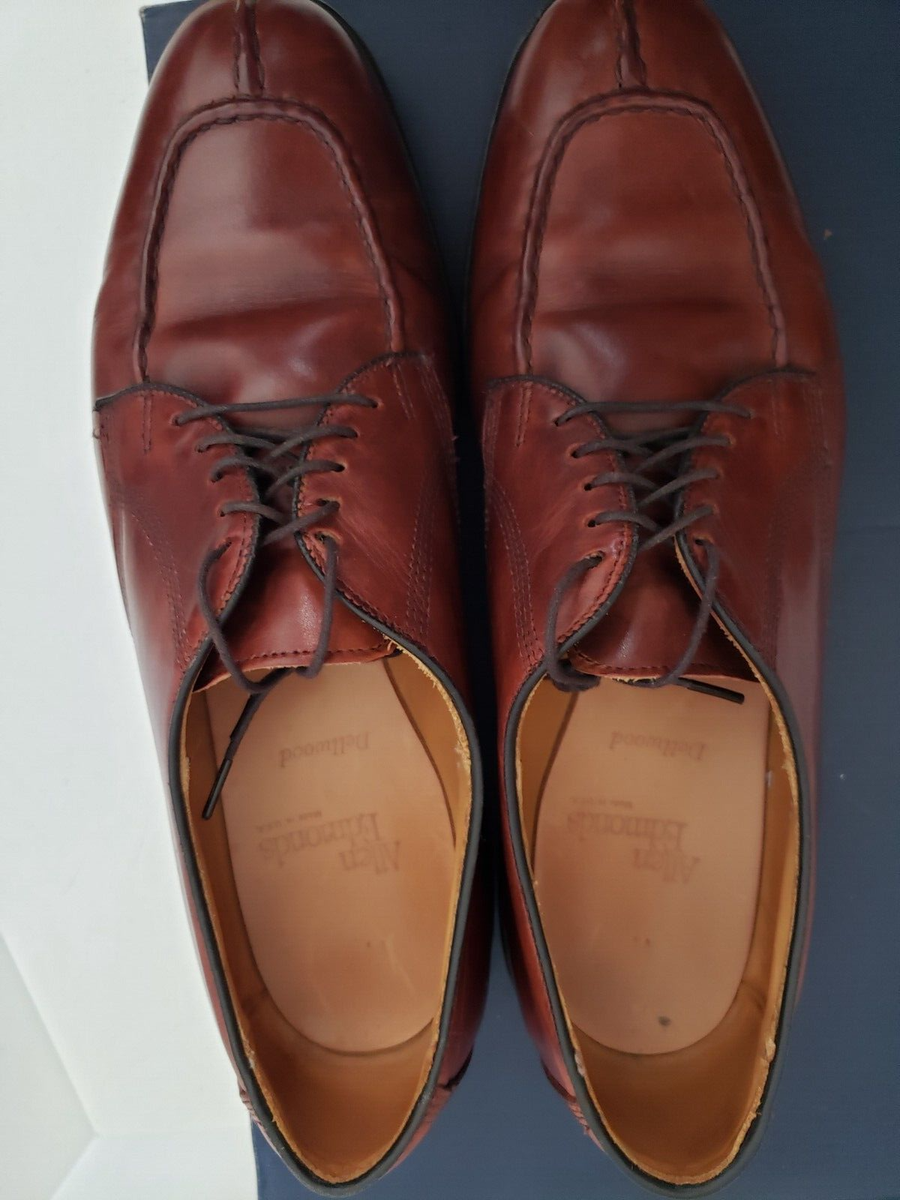 Allan Edmonds Dellwood lace up men leather oxford shoe, English