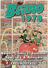 Beano Comics, Annual, Summer Special from 1978 #1851 - 1902 Choose your Issue