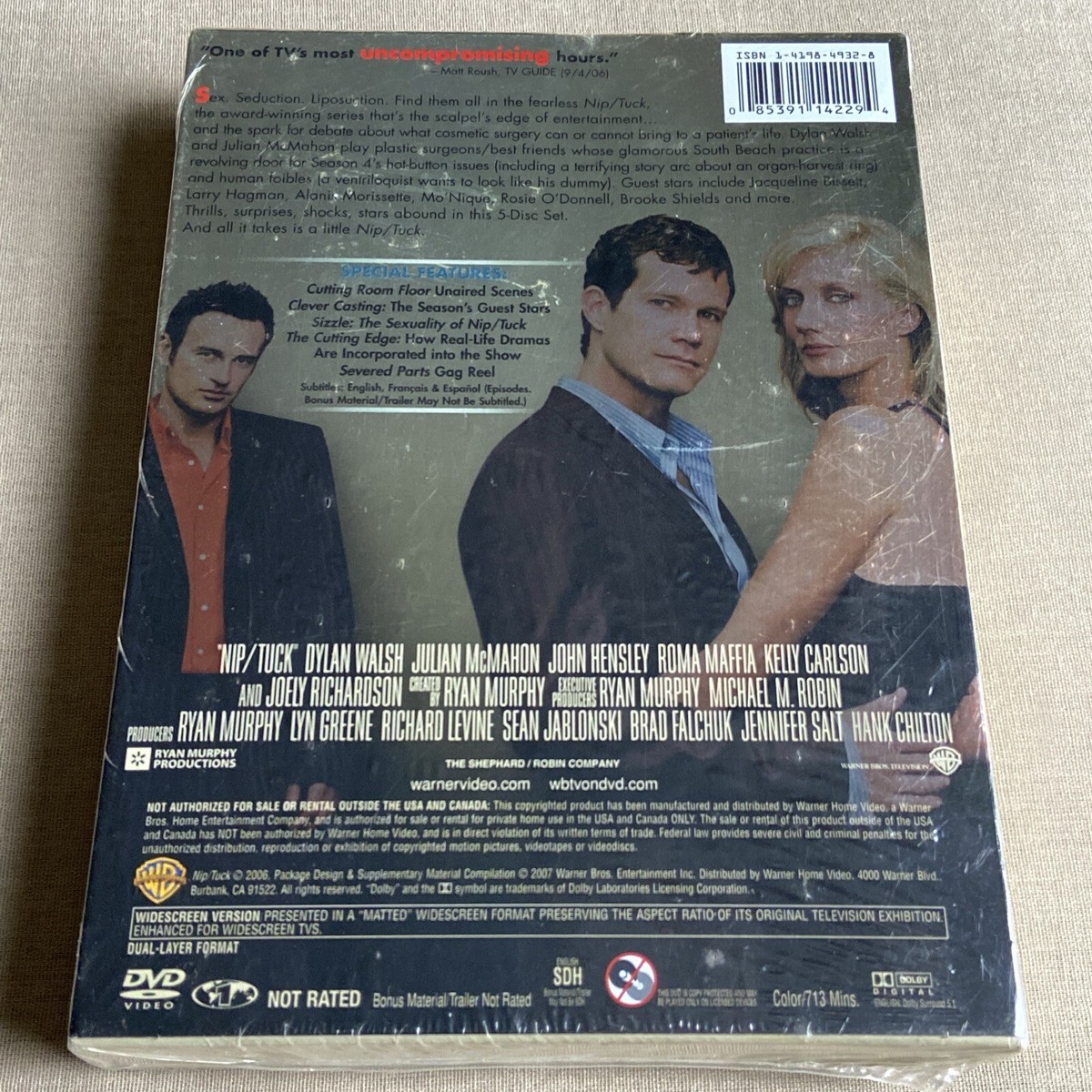 Nip/Tuck: Complete Fourth Season 4 (DVD 5-Disc Box Set NEW