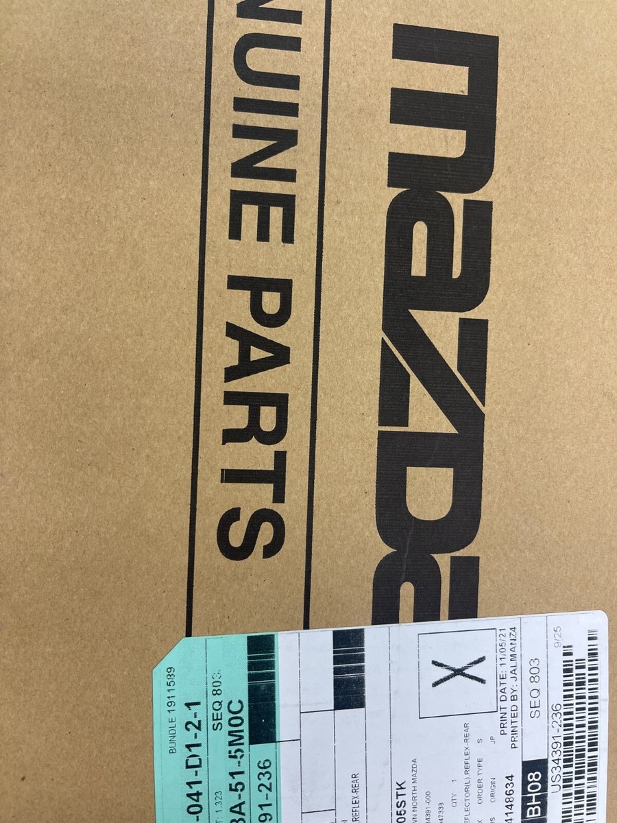 NEW OEM 2017-2021 Mazda CX-5 Rear Bumper Left Reflector KB8A515M0C