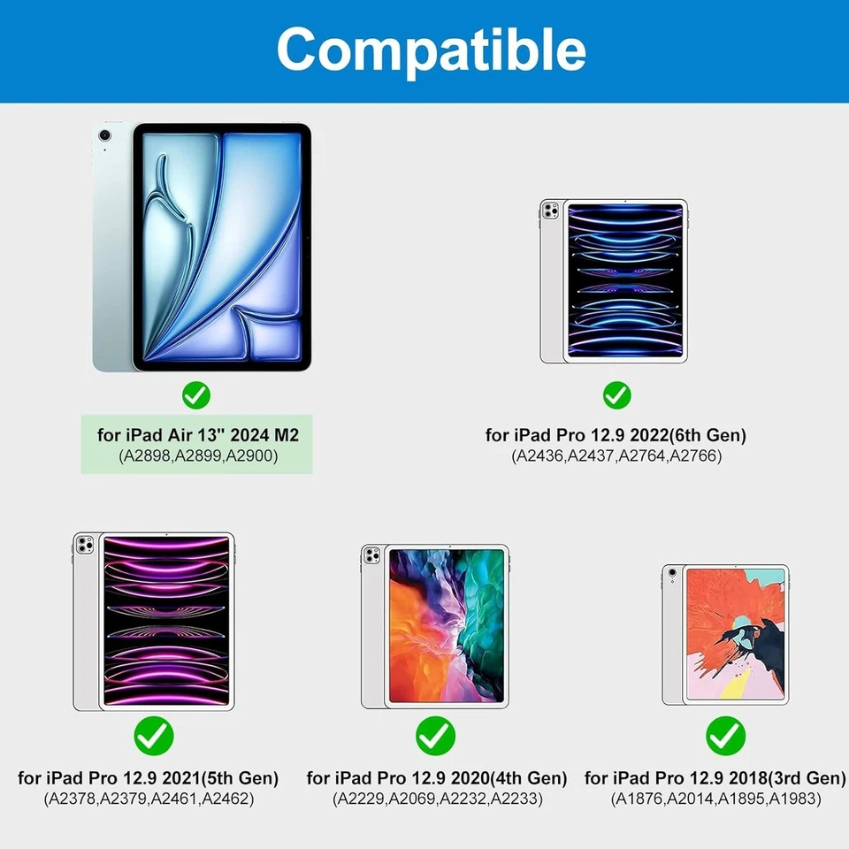 SENGBIRCH Magic Keyboard Case for iPad Air 13" (M3) 2025 - UK Layout Magic 360° - Image 2 of 4