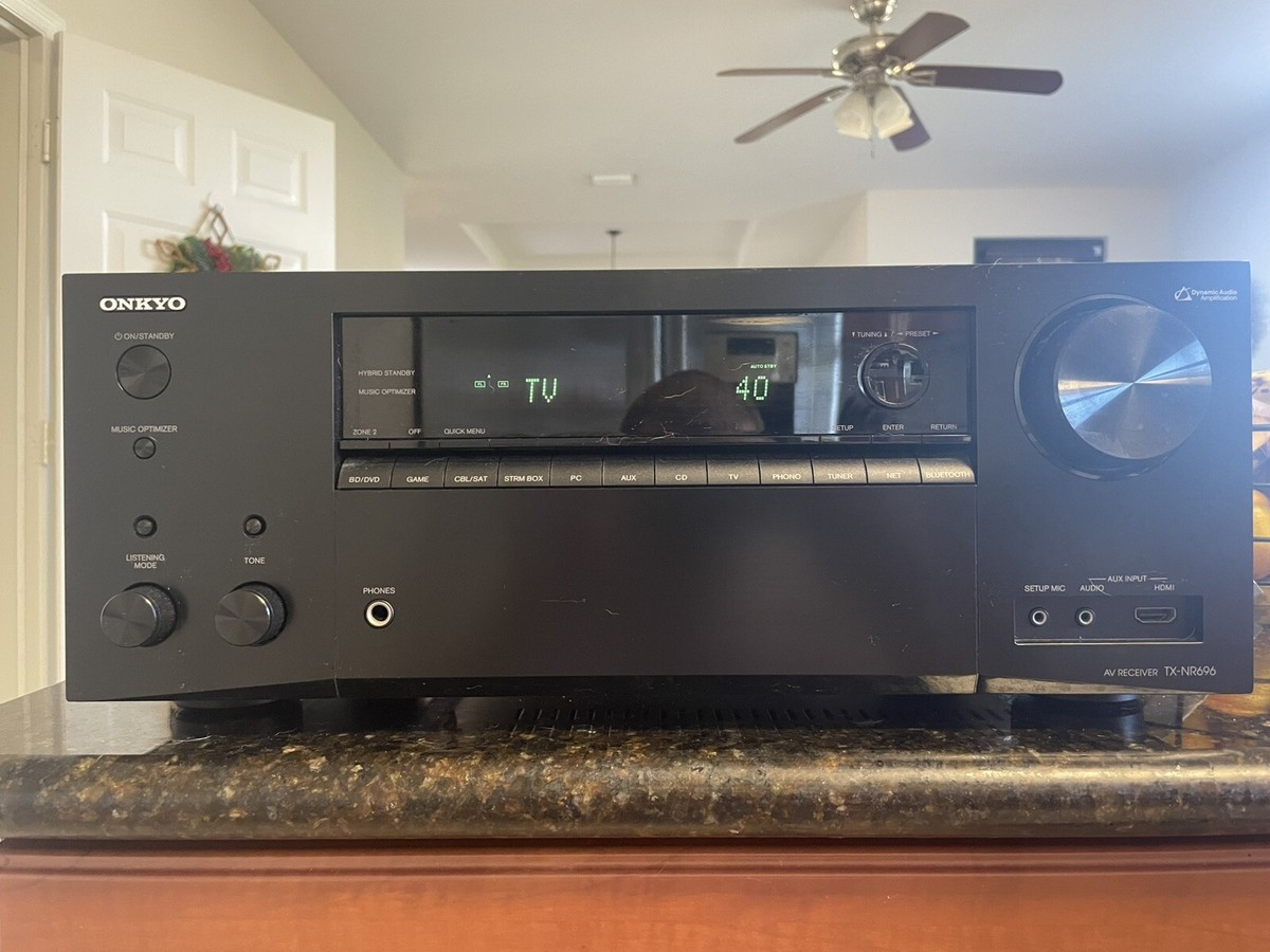 Onkyo TX-NR696 7.2 Channel Smart AV Receiver Black 889951001720| eBay