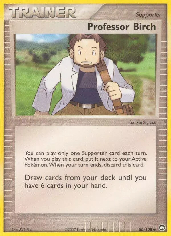 Pokemon Professor Birch (80/108) Power Keepers