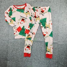 Carter's Toddler girl 2-Piece Santa 100 Snug Fit Cotton Pajamas NWT 2T,6,4 Pink