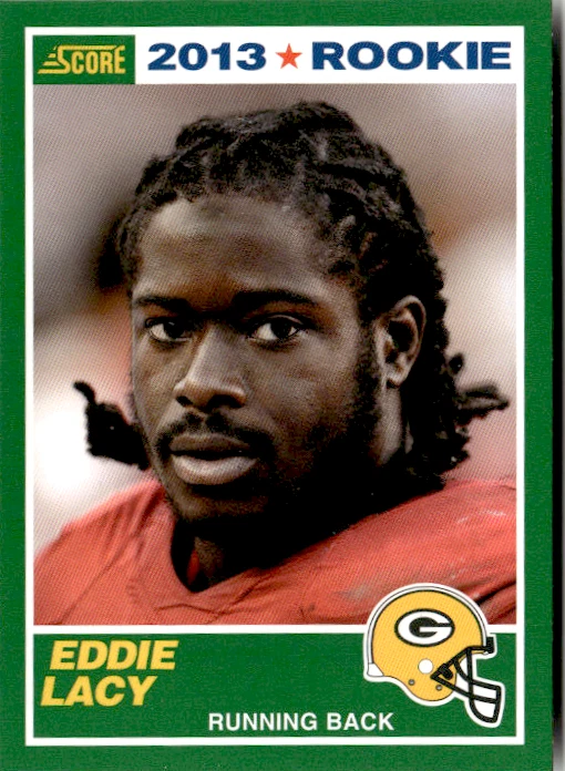 Eddie Lacy trading card