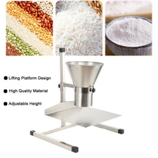 4" Feeding Hopper w/Support Stand Manual Filling Package Funnel Stainless Steel