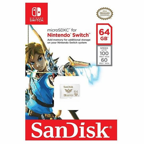 SanDisk micro SDXC 64GB /128GB/ 256GB official Nintendo Switch Memory card -UK - Picture 13 of 15
