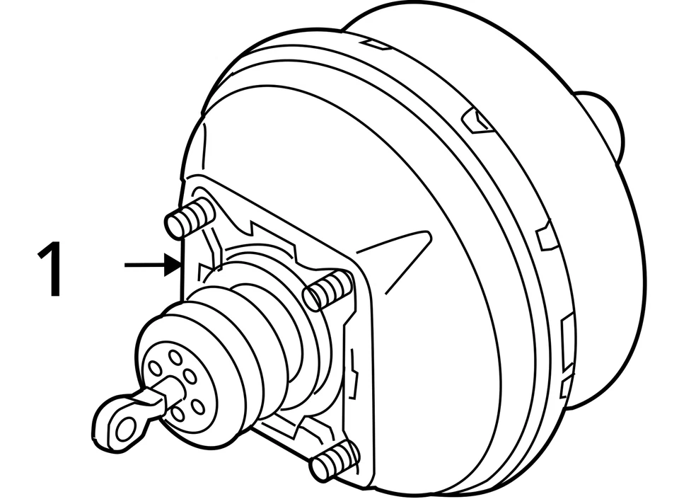 2005-2009 Chevrolet Uplander Power Brake Booster Oem ZI8V7 - Image 3 of 3